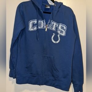 Colts zip front hoodie